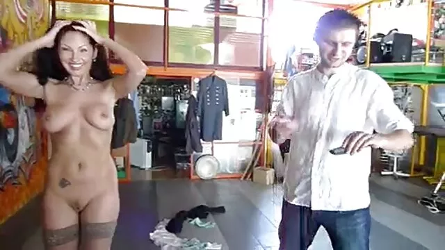 پشت فیلم سوپر جنسی خارجی صحنه سرگرمی با خیابان سامانتا جوراب شکن.